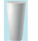 Vase Vasen Tirso 800 aus Harz für Außen Innen cm. Ø40 x H78 – LT. 65 weiß