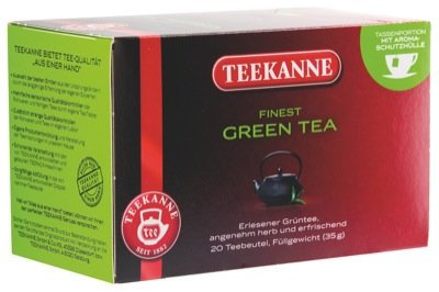 Teekanne Premium Green Tea, 20 Aufgussbeutel, 1er Pack