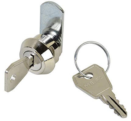 Renz A17000 MEFA Serrure à cylindre (serrure à boîte aux lettres), petite taille pour boîte aux lettres Minuet, gris