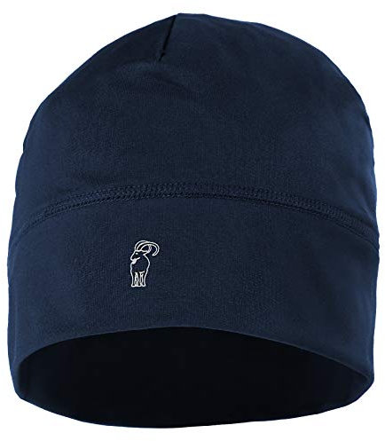 ALPIDEX Running Mütze Sportmütze Laufmütze Damen Herren Funktionsmütze One Size Thermo Kopfbedeckung Radfahren Winddicht Atmungsaktiv Skull Cap Fahrrad Unterziehmütze Unisex, Farbe:Dark Blue