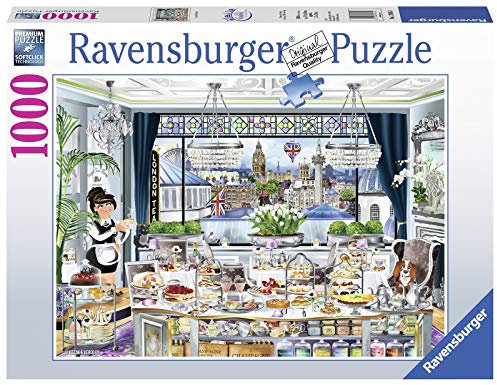 Ravensburger London Tea Party, Sammlung Fotos und Landschaften, Puzzle für Erwachsene, Qualitätspuzzle, London-Puzzle