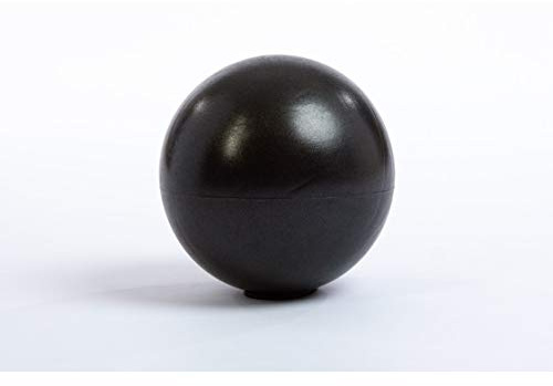EcoWise Aufblasbarer Pilatesball, Übungsbälle mit natürlicher Farbe, 22,9 cm, Anthrazit