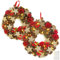 Britesta Weihnachtsdeko Türkranz: 2 Weihnachtskränze, 20 warmweiße LEDs, Timer, batteriebetrieben, 28 cm (Türkränze Weihnachten außen LED, Türkranz beleuchtet, außen, Lichterketten)