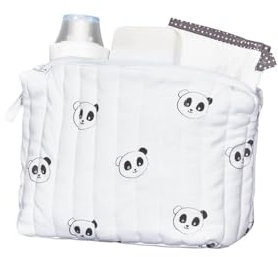 Trousse de toilette en coton Bio blanc