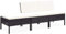 Tidyard 3-TLG.Garten-Lounge-Set Gartenset Möbel Rattan-Set Sofagarnitur Gartensofa Gartengarnitur Mit Sofa-Mittelstück,Fußstütze,Rückenkissen,Sitzpolster für Garten Balkon Terrasse