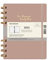 Moleskine Monatsplaner 2022, 2023, 12 Monate Terminplaner, Monatsplaner im Festen Einband, Maß Extra Large 19 x 25 cm, Crush Almond