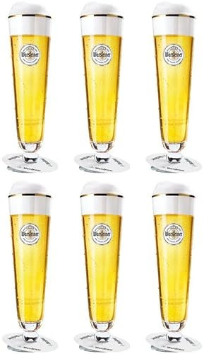 Warsteiner Lot de 6 verres à bière de 200 ml