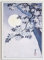JOPRICO Blühender Kirschbaum bei Mondenschein (ca. 1932) von Ohara Koson - Japan Poster - Asia Dekoration - Vintage Japan Kunstdruck Größe 50x70 cm | 20x28 inch
