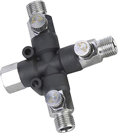 1/8 Gewinde Airbrush Zubehör Metall Luftschlauch Splitter für Airbrush