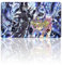 Brettspiel TCG Spielmatten + Gift Free Bag + with Card Zones,YGO Card Game Table Mat Größe 60X35CM Kompatibel Mit Trading Card Game Mat (genmai7-G)