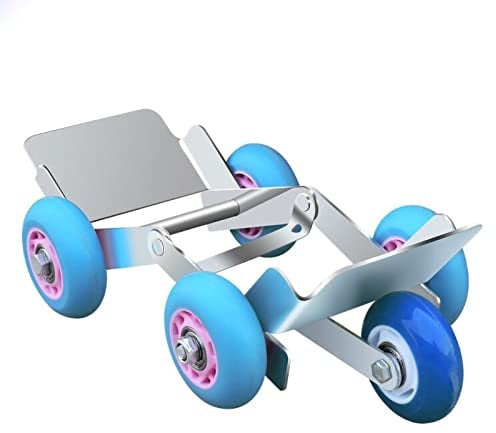 Dioche Heavy Duty Mover, Rollwagen für Möbel Möbelspediteure Reifenpannen Booster Trolly Notfall Reifenwalzen Bewegungswerkzeug mit 5 Rädern für Hochleistungsfahrrad-Motorrad-Dreirad