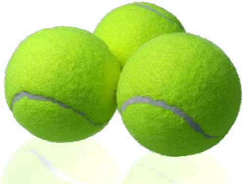 Kajal 3er Pack Tennisbälle – Langlebige und hochwertige Tennisbälle für Training und Wettkampf, ideal für Tennisspieler Aller Spielstärken, erstklassige Performance und Haltbarkeit