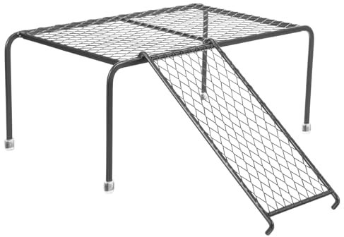 Chicken Coop Stand Perch Chicken Coop Perch Stand Platform with Ladder Chicken Roosting Stand Pet Feeding Rack Bird Toy Chick Perch for Birds Poultry Rooster Chicks Hens