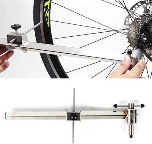 KEESUNG Fahrrad Schaltauge Alignment Gauge Werkzeug, Edelstahl Fahrrad Schaltauge Alignment Gauge Fahrrad Schaltaugen Alignment Reparaturwerkzeug, Silber