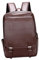 F Fityle Zaini per Pc Portatili Zaino per Laptop 16,93 X 11,81 X 5,51 Pollici Zaino in Pelle Uomo per Notebook, Con Spallacci Regolabili E Maniglia Superiore, Impermeabile, Leggero, marrone