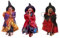 wueiooskj 3er Pack realistische hängende Horror Hexe Figur, breite Anwendung, leichte, langlebige und leichte Hexenpuppe aus Kunststoff