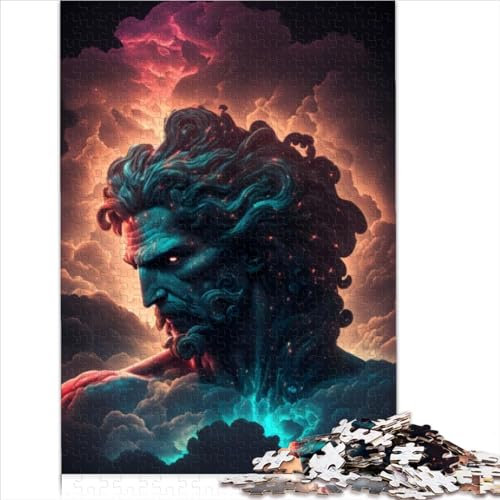 Puzzle-Geschenk „Etherial Aquarius“, 1000 Teile, Premium-Karton, für Erwachsene und Kinder ab 12 Jahren, Geburtstagsgeschenk für Erwachsene, Jungen und Mädchen, 1000 Teile (26 x 38 cm)