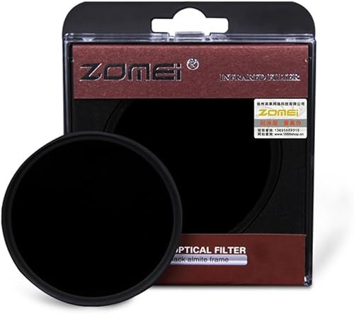Zomei 5 in1 58mm IR GLASS X-Ray Filtro Infrarossi 680+720+760+850+950nm per fotocamera DSLR