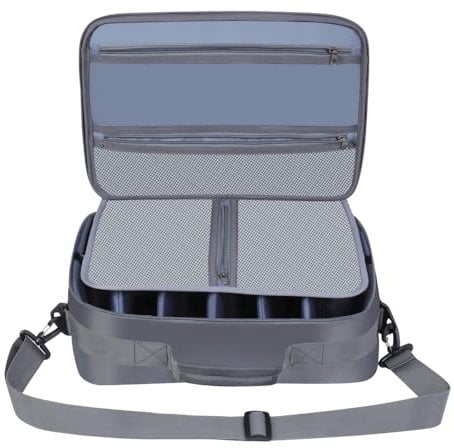 Raprance Fly Fishing Reel Case ,Customizable Dividers Shockproof Storage Box,Portable Travel Storage with Protection, Blue