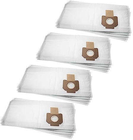 vhbw 20x Staubbeutel Ersatz für Milwaukee 4932352306, 4932459689, 4932352308 für Staubsauger - 27,9cm x 64,3cm Weiß