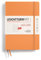 LEUCHTTURM1917 370715 - Agenda settimanale 2025, formato A5, copertina rigida, 18 mesi, a righe, albicocca, inglese