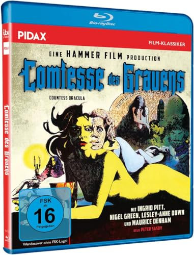 Comtesse des Grauens (Countess Dracula) Kultiger Horrorfilm mit Ingrit Pitt aus den legendären Hammer Film Studios (Pidax Film-Klassiker) [Blu-ray]