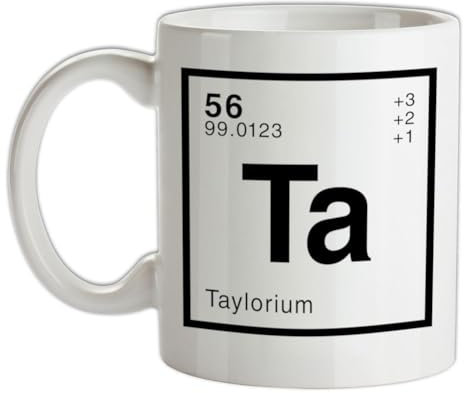Taylor Periodic Element - 10oz - Ceramic Mug for Coffee/Tea