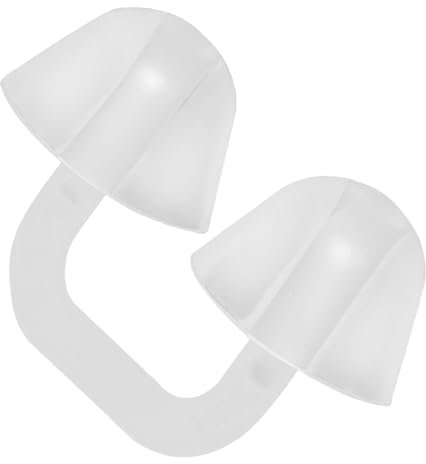 MOONDAME Bouchon de nez réutilisable pour adultes et enfants - Clip de nez invisible pour la natation et la plongée