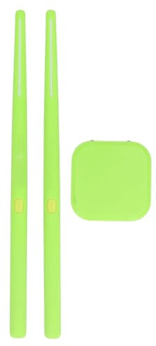 Virtual Air Drum Set, Elektrisches Air Drum Set, Air Drumstick Tragbares Virtuelles Elektronisches Drum Set RGB-Lampe 8 Soundeffekte, 3,5-mm-Ausgangsanschluss, mit Batterie (Green)