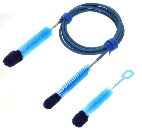 Cpap Rohrreinigungsbürste und handliche Bürste, flexible lange Edelstahlbürste (18 m) und kurze Bürsten (20 cm), Cpap Tube Clean Brush Cpap Schlauchreinigung