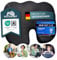 Nachtengel Sitzkissen orthopädisch mit Memory Foam für Ergonomischen Komfort, Steißbeinentlastung & Schmerzreduzierung – Ideal für Bürostuhl, Autositz & Co. (1 Stück, schwarz, Hart (85-135 kg))