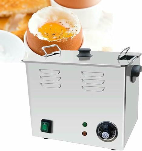 LASDERTV Commercial Automatic Hot Spring Egg Cooker, 2600w Electric Egg Boilers, 60pcs Large Capacity Egg Boiler 75°C Constant Temperature,for Hot Spring Eggs/Soft Eggs