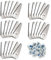 Lames de tondeuses, 30 Pcs Lame Tondeuse Gazon, Lames Durables en Forme de Losange pour les robot tondeuse Bosch Indego, avec Vis
