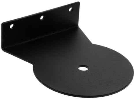 Katzenkletterregal Wandhalterung aus Eisen Schwarz für Katzenkletterwand | Stabile Befestigung, 1 Stück mit Zubehör und Eisenplatte, für Fenster und Kleine Wohnungen