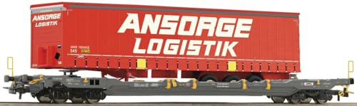 6600222 H0 Taschenwagen T5, Hupac + Ansorge Logistic, Ep. VI
