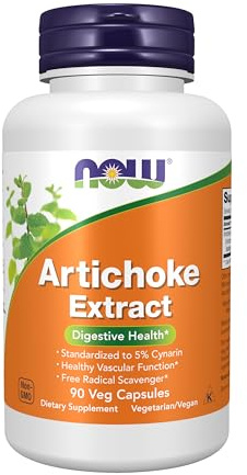 Now Foods Artichoke Extract 450mg, Veg-capsules, 90-Count