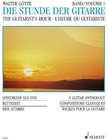 Die Stunde der Gitarre: Spielmusik aus der Blütezeit der Gitarre. Vol. 1. Gitarre.: Compositions classiques faciles pour la guitare. guitar. (Gitarren-Archiv)