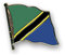 Flaggen-Pin vergoldet : Tansania