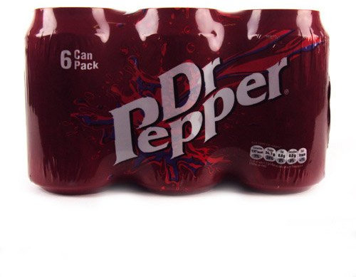 Dr Pepper 6x 330ml Multipack - kohlensäurehaltiges, fruchtaromatisiertes Erfrischungsgetränk