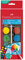 Faber-Castell 125012 - Aquarellfarbkasten mit 12 Farben, inklusive Pinsel, zum Malen, Illustrieren, Kolorieren und Zeichnen, 1 Stück