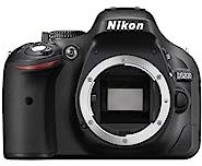 Nikon D5200 Cuerpo de la cámara SLR 24.1MP CMOS 6000 x 4000Pixeles Negro - Cámara Digital (24,1 MP, 6000 x 4000 Pixeles, CMOS, Full HD, 505 g, Negro)
