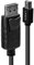 LINDY 5m Mini DisplayPort to DisplayPort Cable, Black