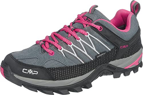 CMP Rigel Low, Chaussures de Randonnée Basses femme, Gris (Grey-Fuxia-Ice 103q), 41 EU