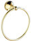 7Trees Badezimmer WC Handtuchring Wandhalterung Hängender Handtuchring Aluminiumoxid Wandmontage Poliert Gold