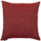 McAlister Textiles Herringbone Tweed | Sofakissen mit Füllung in Rot | 50 x 50 cm | traditionelles gewobenes Fischgräten-Muster | gefülltes Deko Kissen für Sofa, Bett, Couch