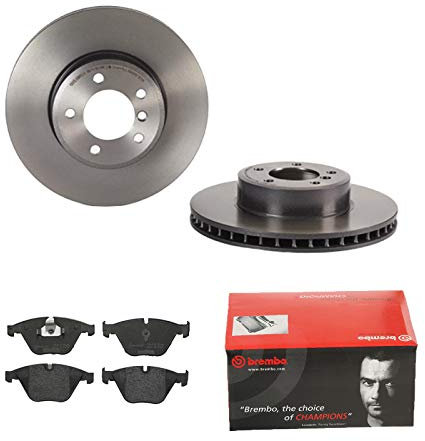 2 Bremsscheiben belüftet 324 mm + Bremsbeläge Vorne von Brembo (1420-54000) Bremsensatz Bremsanlage Bremsen-Kit,Bremsenset, Bremsscheiben, Bremsbeläge, Bremsen-Set, Beläge, Bremsbelag, Bremsbelagsatz,
