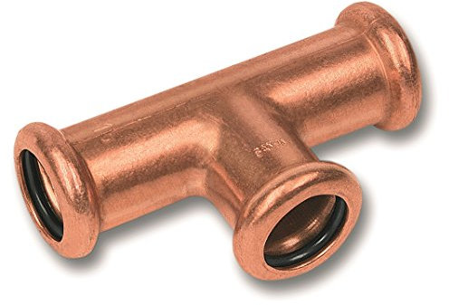 Sanha Kupfer Pressfitting Heizung & Trinkwasser DVGW T-Stück 3Muffen 18x22x18mm