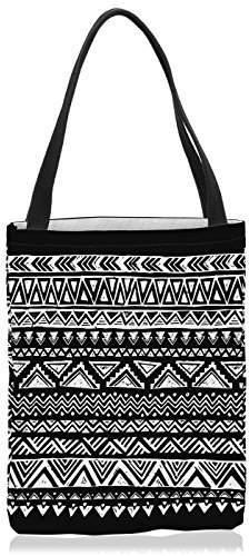 VOID Aztek Tasche Einkaufs-Beutel Polyester Shopper Einkaufs-Tasche Bag Sommer Festival Hipster, Polyestertasche Größe:Large