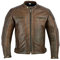 Texpeed Motorrad lederjacke herren mit protektoren - Braun Winter/Sommer Gesteppt echtleder Bikerjacke - Motorrad mit original biker rüstung gepanzert (EN 1621-1) Schutz XXL
