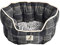 AllPetSolutions Alfie Range Dog Bed - Warm, Fleece-Lined Machine Washable Dog Bed with Raised Rim - Calming Pet Sofa & Home Lounger with Extra Soft Reversible, Removable Pillow Cushion - Medium, Check
